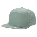 LASER VENTED HAT - 7 PANEL - SAGE