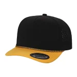 5 Panel Waterproof Rope - BLK/GOLD