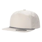 5-Panel Waterproof Hat W/ Rope - TAN