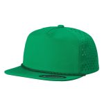 5-Panel Waterproof Hat W/ Rope - K.GREEN