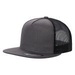 Tencel Solid & 2-Tone Hat - DH.GREY/BLK