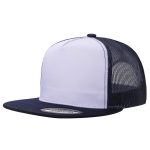 Tencel Solid & 2-Tone Hat - WHT/NAVY