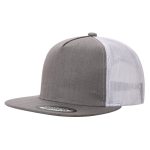 Tencel Solid & 2-Tone Hat - H.GREY/WHT