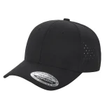 LASER VENTED - 6 PANEL - BLACK