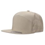 LASER VENTED HAT - 7 PANEL - KHAKI
