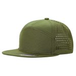 LASER VENTED HAT - 7 PANEL - OLIVE