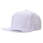 LASER VENTED HAT - 7 PANEL - WHITE