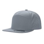 LASER VENTED HAT - 7 PANEL - L.GREY