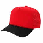 5 Panel Waterproof Rope - RED/BLK