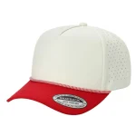 5 Panel Waterproof Rope - TAN/RED
