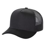 TC MESH BACK & SUEDE BILLS - BLACK