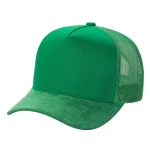 TC MESH BACK & SUEDE BILLS - K. GREEN
