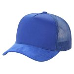 TC MESH BACK & SUEDE BILLS - ROYAL