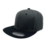 Wool Snapback - D.GREY/BLK