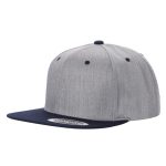 Tencel Snapback - H.grey/navy