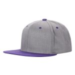 Tencel Snapback - Blk/purple