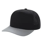 5 Panel Waterproof Hat - BLK/L.GREY