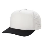 5 Panel Waterproof Hat - TAN/BLK