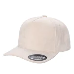 SUEDE HAT - 5 Panel - TAN