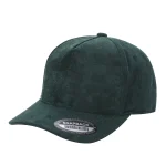 SUEDE HAT - 5 Panel - D.GREEN