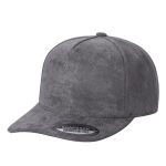 SUEDE HAT - 5 Panel - D.GREY