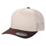 TC MESH BACK & SUEDE BILLS - TAN/BROWN