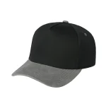 Leather Bill TC - BLACK/GRAY