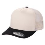 TC MESH BACK & SUEDE BILLS - TAN/BLK