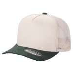 TC MESH BACK & SUEDE BILLS - TAN/D.GREEN