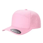 6 Panel Laser Vented Hat - PINK