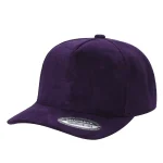 SUEDE HAT - 5 Panel - PURPLE