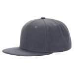 Wool Snapback - H.grey