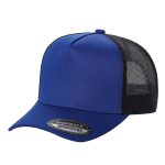 Tencel Solid Curved Bill - ROYAL/BLK