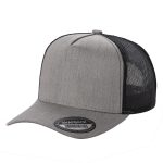 Tencel Solid Curved Bill - H.GREY/BLK