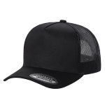 Tencel Solid Curved Bill - BLACK