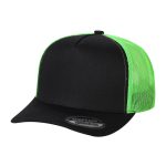 Tencel Solid Curved Bill - BLK/N.GREEN