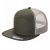 7 Panel Flat Bill Trucker Cap - Olive/khi