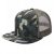7 Panel Flat Bill Trucker Cap - Camo/olive