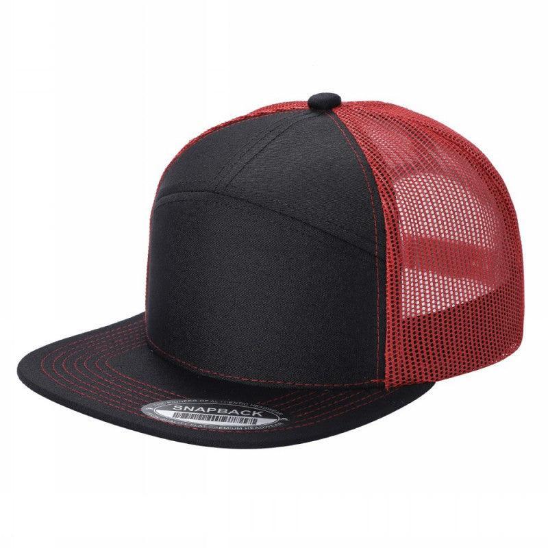 7 Panel Flat Bill Trucker Cap - Image 25