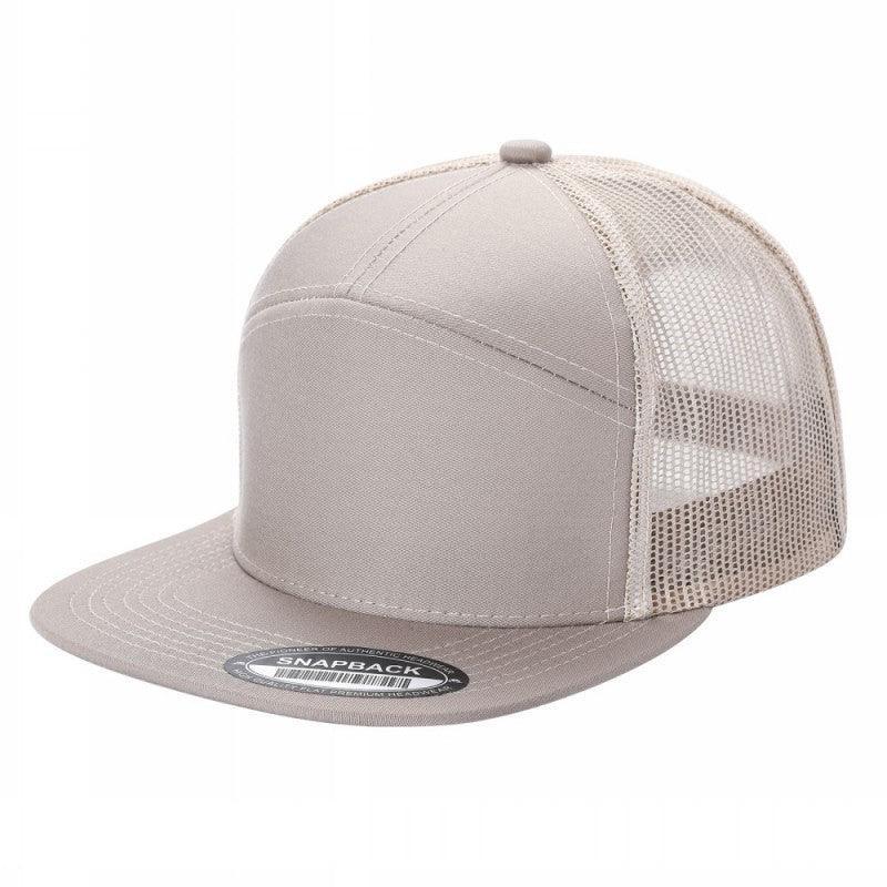 7 Panel Flat Bill Trucker Cap - Image 61