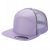 7 Panel Flat Bill Trucker Cap - Lavender