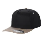 Tencel Curved Bill - BLACK/KHAKI