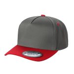 Tencel Curved Bill - OLIVE/RED