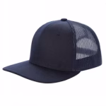 6 Panel Trucker Mesh Snapback - Navy