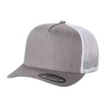 Tencel Solid Curved Bill - H.GREY/WHT