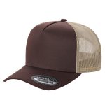 Tencel Solid Curved Bill - BROWN/KHI