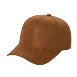 Suede Hat - 6 Panel - L.BROWN