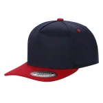 Tencel Curved Bill - NAVY/RED
