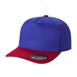 Tencel Curved Bill - ROYAL/RED