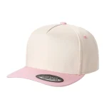Tencel Curved Bill - TAN/BABY-PINK